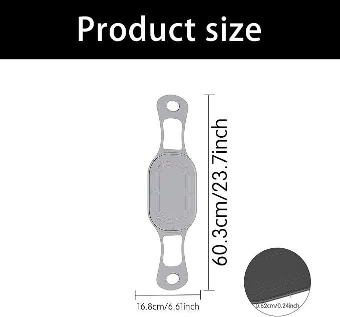 Food Grade Silicone Bread Baking Mat Nonstick Dough Mat with Handles for Oven Use Easy Clean Dishwasher Safe - Image 3
