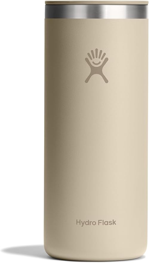 Hydro Flask Travel Coffee Cup – Insulated Stainless Steel, Non-Spill, Leak Proof To-Go Tumbler 20 Oz Oat Tan by Unknown