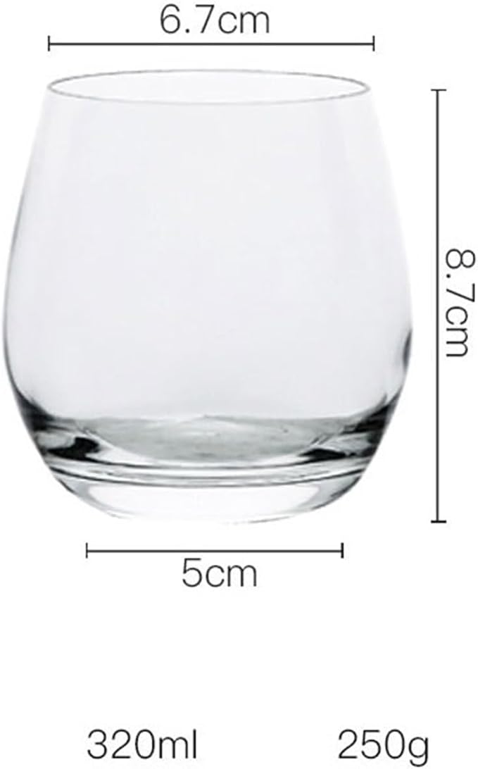 drinking glassware Clear Lead-free Glasses, Stemless Drinking(Small) - Image 2
