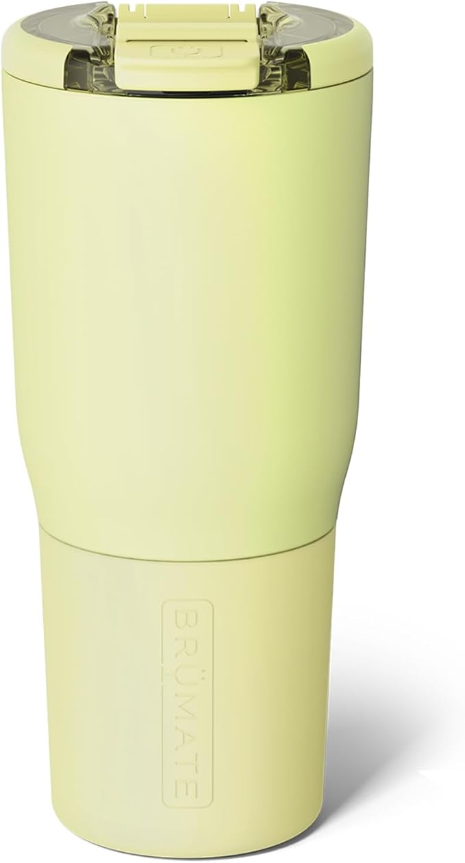 BrüMate Nav 25oz 100% Leak Proof Insulated Travel Tumbler with Magnetic BevLock™ Lid - Double Wall Cup-Holder Friendly Stainless Steel Mug (Prickly Pear) by Br%C3%BCMate
