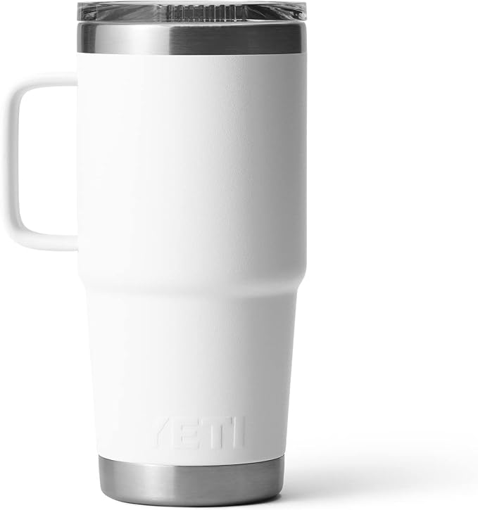 YETI Rambler 20 oz Travel Mug, Stainless Steel, Vacuum Insulated with Stronghold Lid - Image 3