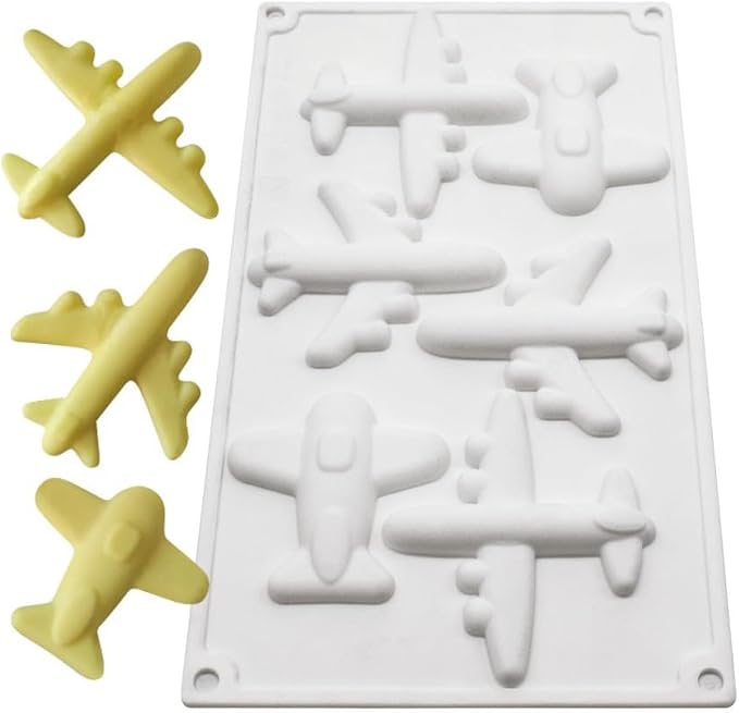 Silicone Mold for Cake DIY Baking Chocolate Eco-Friendly Cake Mold Candy Chocolate Cake Mould Baking DIY Kitchen Accessiories (Aircraft P_11.88 X6.96 X0.52 inch) - Image 8