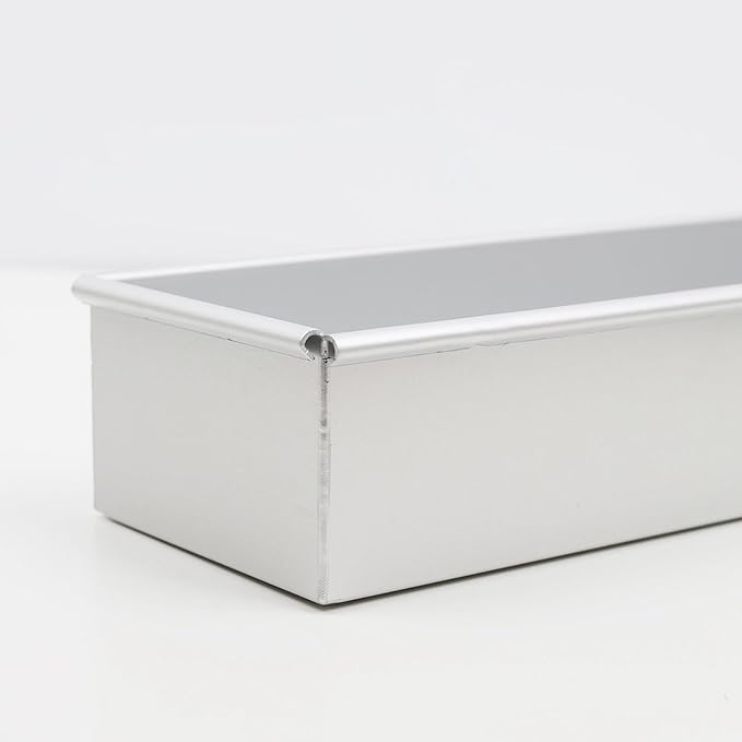 Aluminum Cheesecake Pan,Rectangular Cake Pan,Brownie Cake Baking Maker,Nonstick Tiramisu Pan Cake Baking Tray,Cake Pastry Cutter for Tiramisu Cheesecake Mousse Dessert, fixed frame - Image 6
