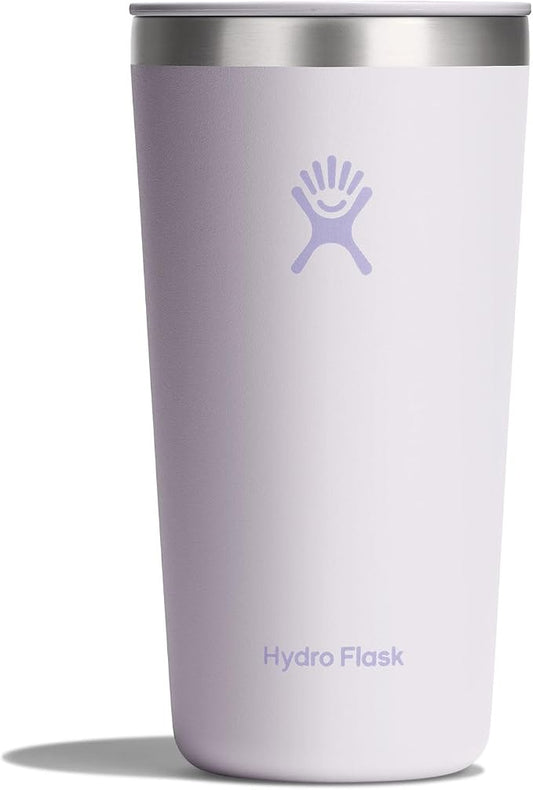 Hydro Flask All Around Tumbler Press-In Lid, Insulated Travel Mug, Stainless Steel Coffee Cup 20 Oz Cloud Pink by Unknown