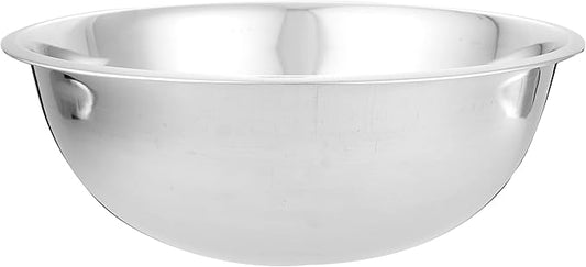 Ybmhome Stainless Steel Mixing Bowl - Premium Polished Mirror Nesting Metal Bowl for Cooking and Serving, Stackable for Convenient Storage-13.5 Quart, 1177, silver