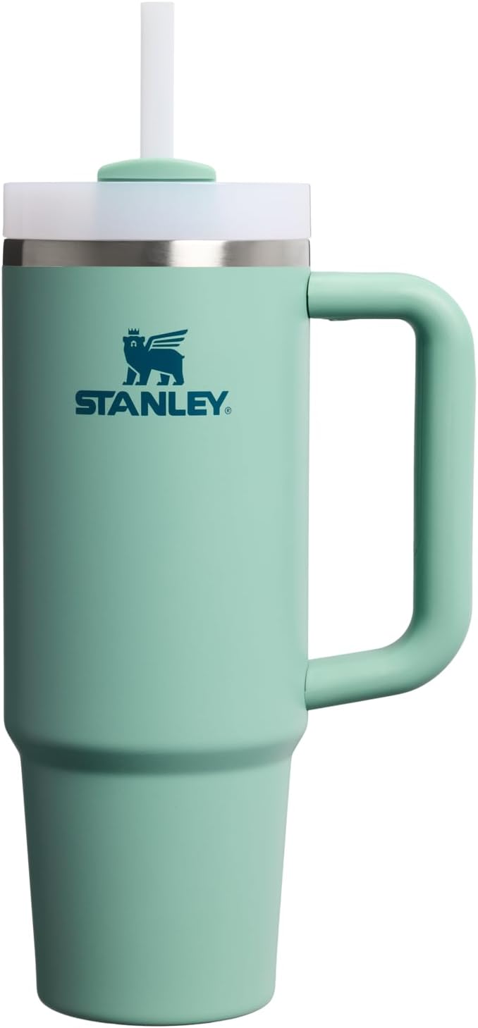 STANLEY Quencher H2.0 Flow State Tumbler, 30 oz, Spring Green | Handle and Straw | 3-Position Lid | Cup Holder Compatible for Travel | Insulated Stainless Steel Cup | BPA-Free by Unknown