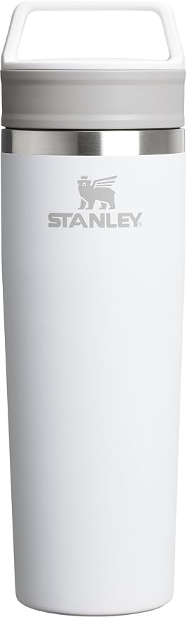STANLEY Cafe To Go Travel Mug 20 oz | Leakproof Two-Part Drink Through Lid | Tumbler Cup for Coffee, Tea and Drinks | Insulated Stainless Steel Coffee Mug | BPA-Free | Frost by Unknown