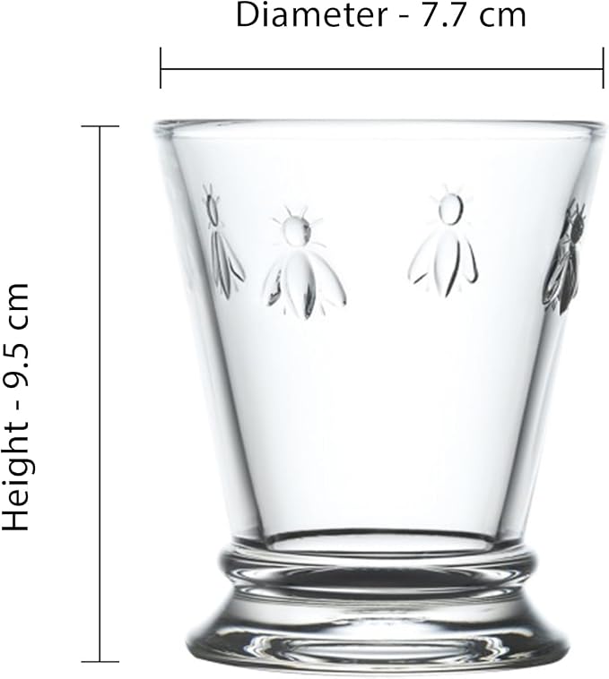La Rochere Bee Small Tumbler Set/6 - La Rochere Bee Glassware Sets - Image 3