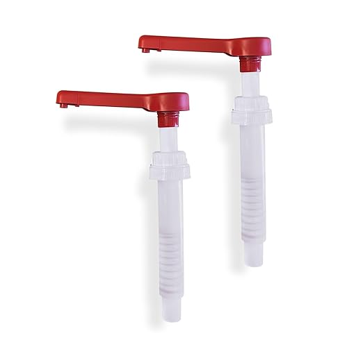 Sauce Pump Dispenser. Fontana Sauce. Coffee Beverage Syrup (63 oz Bottle) Dispensing Pump Set of 2. Fits Torani and Davinci Sauce Bottle