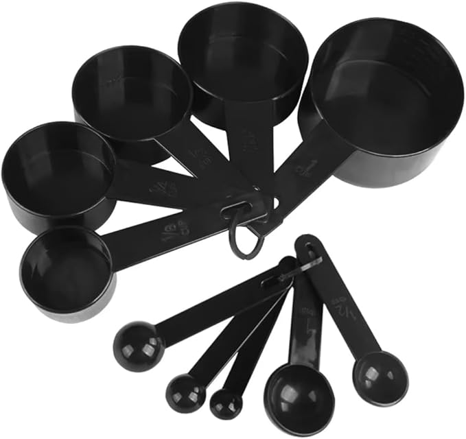 Measuring Spoons Kitchen Measuring Tools Sugar Scoop Cake Baking Measuring Cups with 10 Pcs