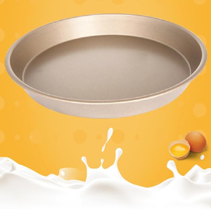 Healifty Inch Nonstick Carbon Steel Baking Pan for Bread and Cake High Temperature Resistance and Easy to Clean Surface, round Shape for Restaurant and Home Use - Image 6