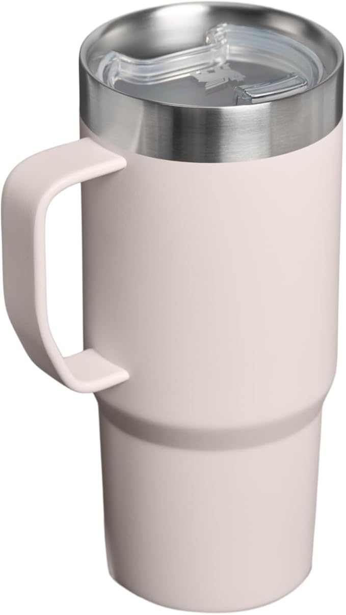STANLEY The Everyday Suburban Mug | 16 oz | Drink Through Lid | Cup for Coffee, Tea and Drinks | Insulated Stainless Steel Coffee Mug | BPA-Free | Rose Quartz - Image 3