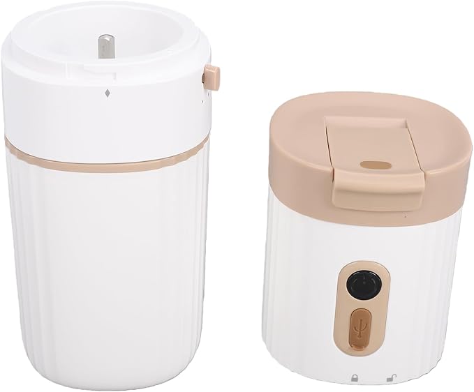 Fabater Portable Coffee Maker, Mini Travel Coffee Machine with 7 Grind Settings Built in Burr Grinder, 400ml Capacity for Camping Car Office Hiking - Image 8