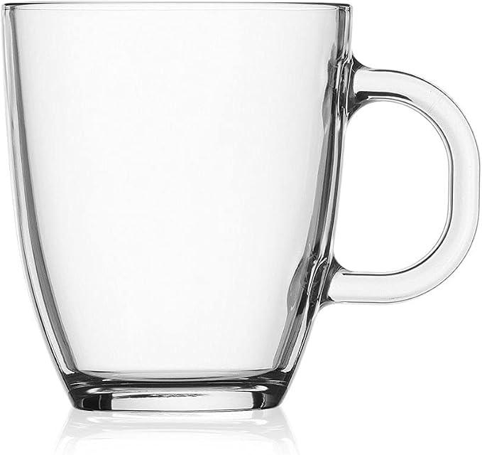 Bodum 12oz Bistro Coffee Mug Single-Wall Tempered Glass, 6 Pack, Clear - Image 3