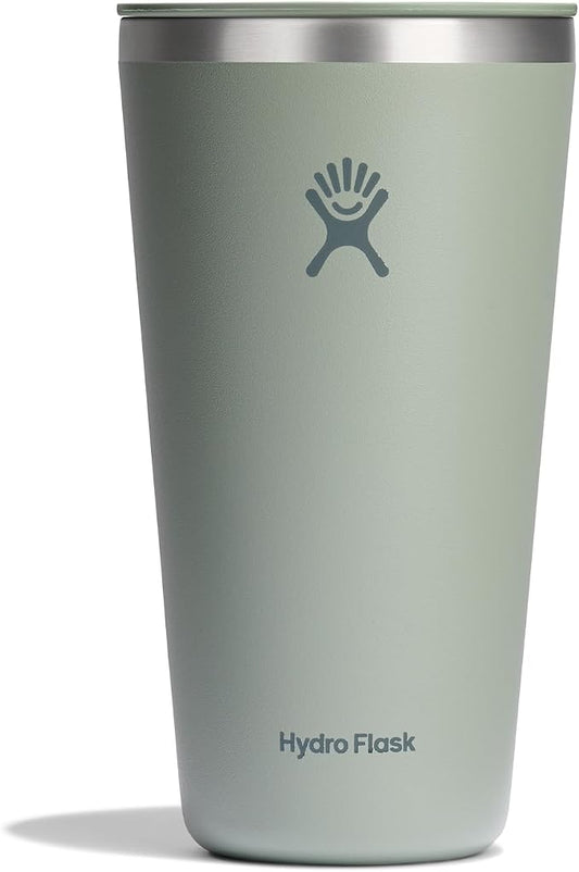 Hydro Flask All Around Tumbler Press-in Lid, Insulated Travel Mug, Stainless Steel Coffee Cup 28 Oz Agave Green by Unknown