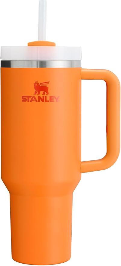 STANLEY Quencher H2.0 Flow State Tumbler, 40 oz, Goldenrod | Handle and Straw | 3-Position Lid | Cup Holder Compatible for Travel | Insulated Stainless Steel Cup | BPA-Free by Unknown
