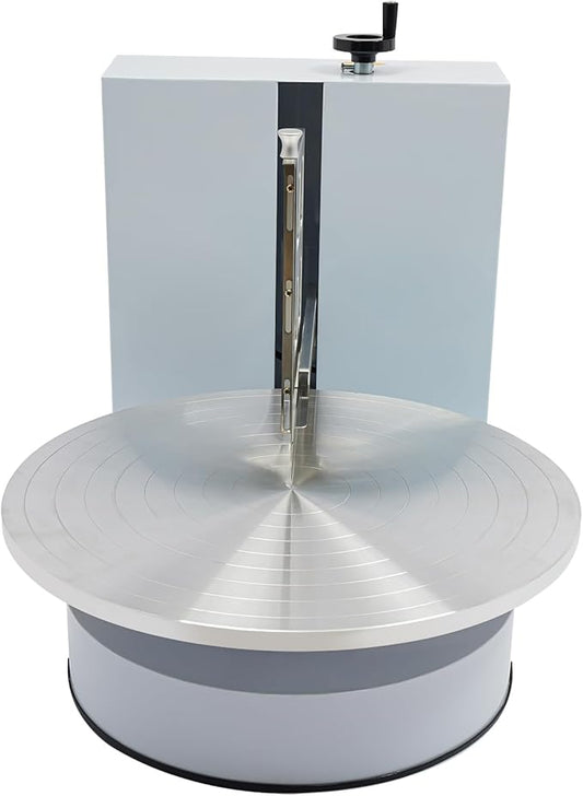 Cake Scraper, 200W Powerful Cake Decorating Coating Machine with Adjustable Speed 0-320rpm, Cake Coating Smoothing Scraping Machine with LCD Screen, Electric Cake Butter Cream Spreading Machine