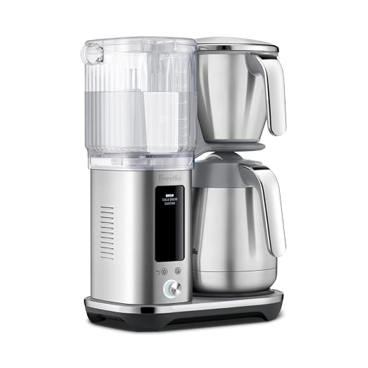 Breville BDC465BSS Luxe Brewer Thermal Carafe, Brushed Stainless Steel | Brew hot coffee and cold brew with this drip coffee machine | Thermal carafe keeps coffee warm for up to 4 hours - Image 4