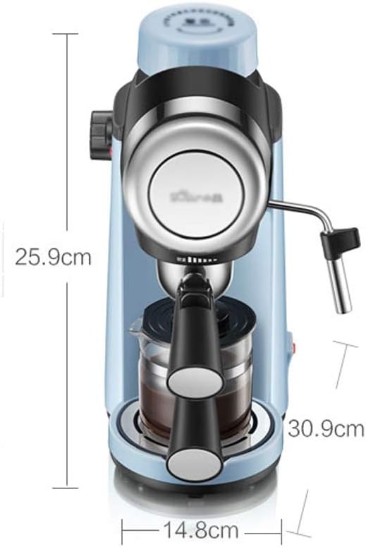 Espresso Coffee Machine Semi-automatic Maker Cappuccino Moka Bulid-in Milk Frother 220V 50HZ Steam - Image 2