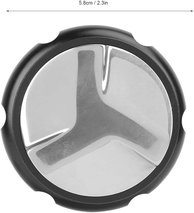 Coffee Tamper, Stainless Steel Adjustable Handle, Flat Base and 3 Angled Slopes, suitable for Home and Office Espresso Lovers