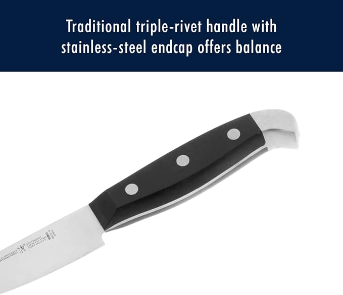 Henckels Statement 15-Pc Knife Block Set, Razor-Sharp, German Engineered | Informed by 100+ Years of Mastery. Dishwasher safe, Comfortable Grip Ideal for Everyday Cooking. High Quality Stainless Steel - Image 7