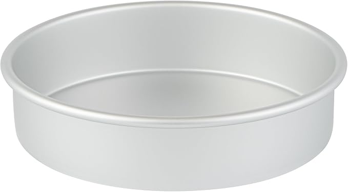 Restaurantware 3-Piece Cake Pan Set - Met Lux 10", 8", 6" Round Aluminum Baking Tins, Straight-Sided, Greaseproof, Even-Heating, Freezable - Anodized Aluminum Round Pans For Baking - Image 7