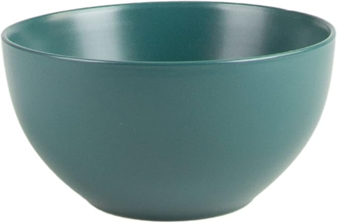10 Strawberry Street Wazee Matte 5.5"/16oz Cereal Bowl, Set of 6, Emerald Green - Image 4