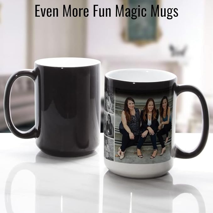 TANGLONG 15oz Tazas Magicas Para Sublimacion Mug Set of 12-Color Changing | Ceramic Cup,Tazas Para Sublimar for Milk, Hot Cocoa,Sublimation Blanks,Heat Sensitive Coffee Mugs for homemade gifts - Image 4