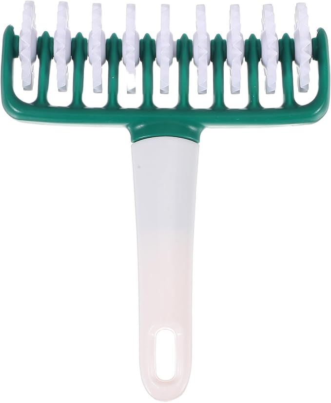 CLISPEED Noodle Lattice Roller Cutter Featuring Sturdy and Firm Handle, Plastic Manual Pasta Maker Kitchen Tool for Easy Rolling and Dough Cutting, for Pizza and Spaghetti Preparation by CLISPEED