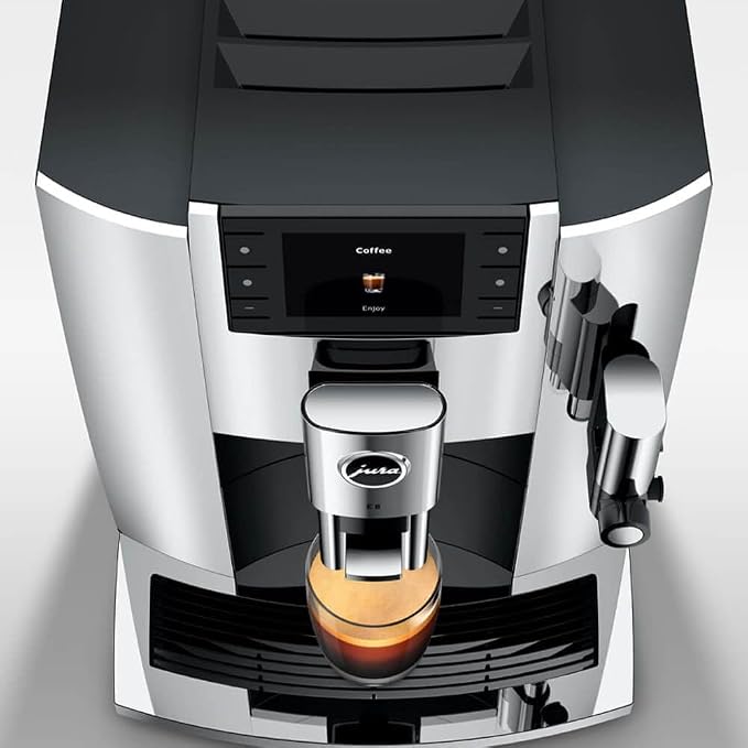 Jura 1564699 E8 Automatic Coffee Machine - Chrome - Certified Factory Refurbished | Chrome, Factory - Image 2