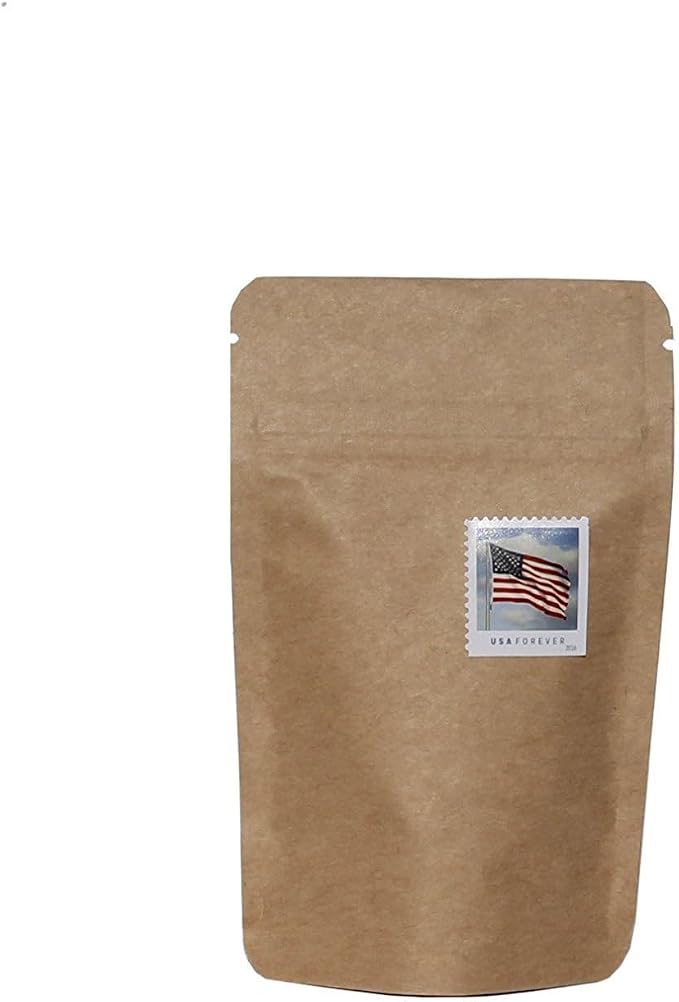 AwePackage Heavy Duty Kraft Paper Self Standing Resealable Zipper Pouch Bags (1 oz- 16 oz) - FDA and USDA compliant (200, 1 Oz) - Image 4