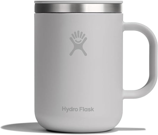 Hydro Flask Coffee Mug – Insulated Stainless Steel, Non Spill, Leak Resistant Travel Mug 24 Oz Birch Gray by Unknown