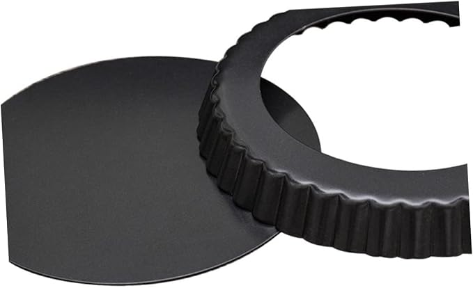 SOLUSTRE 1set Tart Molds for Home Kitchen for Bread Pizza Cakes and Desserts Made of High Grade 2pcs - Image 5