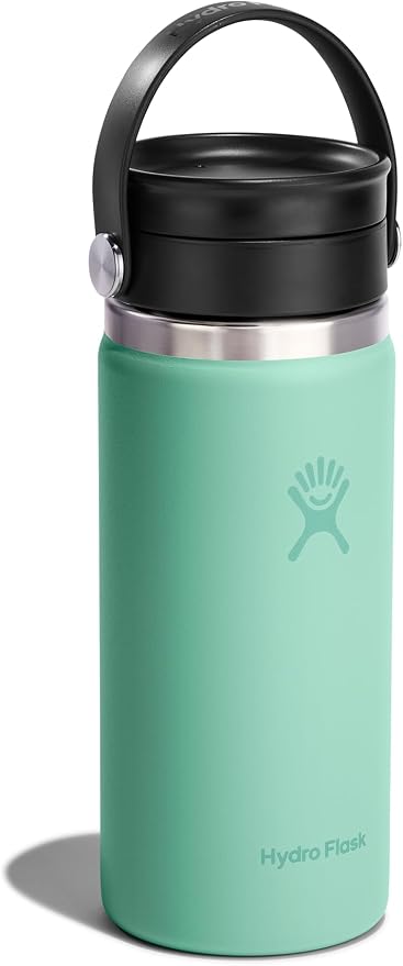 Hydro Flask Flex Sip Coffee Tumbler – Insulated Stainless Steel, Non Spill, Leak Proof Travel Coffee Cup 16 Oz Mermaid Green - Image 2