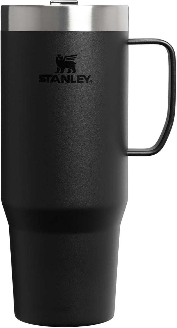 STANLEY The Everyday Suburban Mug | 30 oz | Drink Through Lid | Cup for Coffee, Tea and Drinks | Insulated Stainless Steel Coffee Mug | BPA-Free | Black 2.0 by Unknown