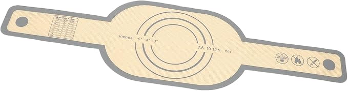 Pssopp Silicone Baking Mat with Long Handle Silicone Bread Sling Reusable Non Stick Baking Mat for Dutch Oven Bread and Cookies Heat up to 500F Food Grade Machine Washable 15 x 56cm - Image 2