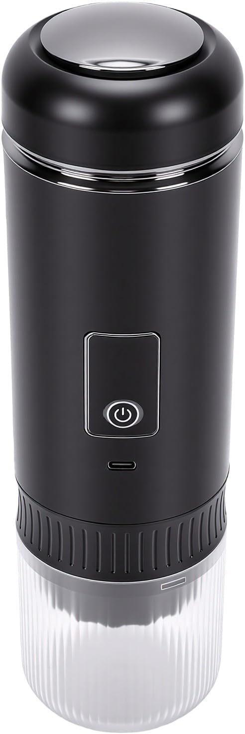 Focket Portable Coffee Maker, 200ml Rechargeable Cordless with 7800mAh Battery Electric Machine Compact Design for Travel RV Hiking Office Car Camping Home - Image 4