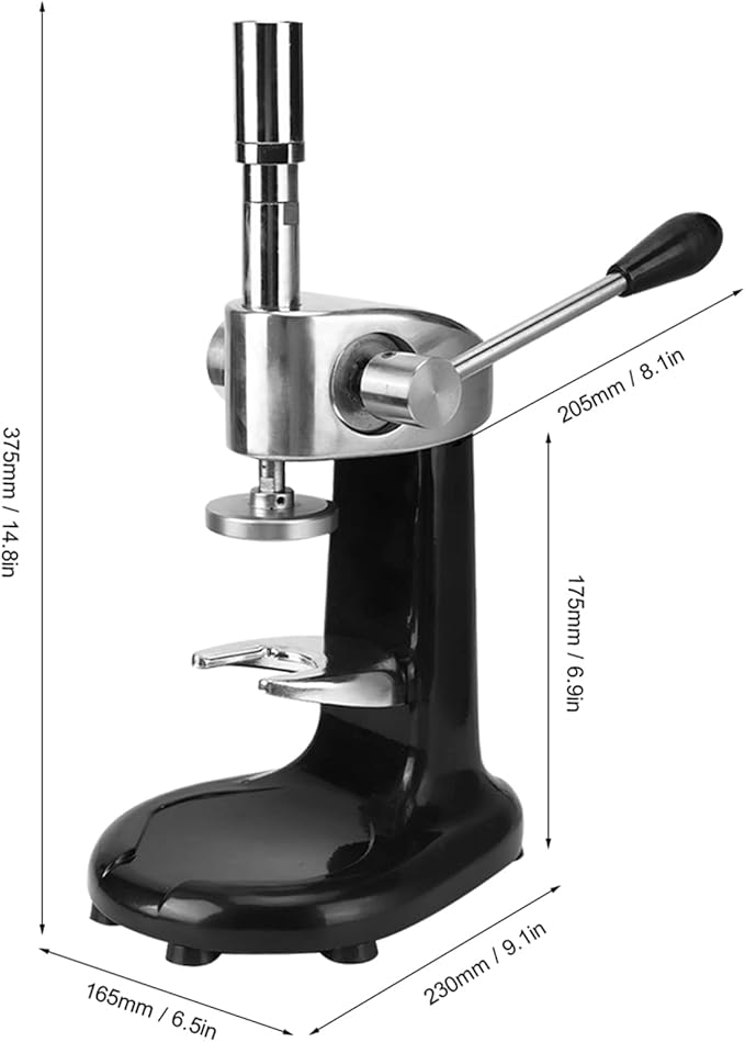 Hztyyier 58mm Coffee Tamper, Stainless Steel Coffee Press Powder Tamping Tool with Flat Base for Home Cafe Bar Commercial Use