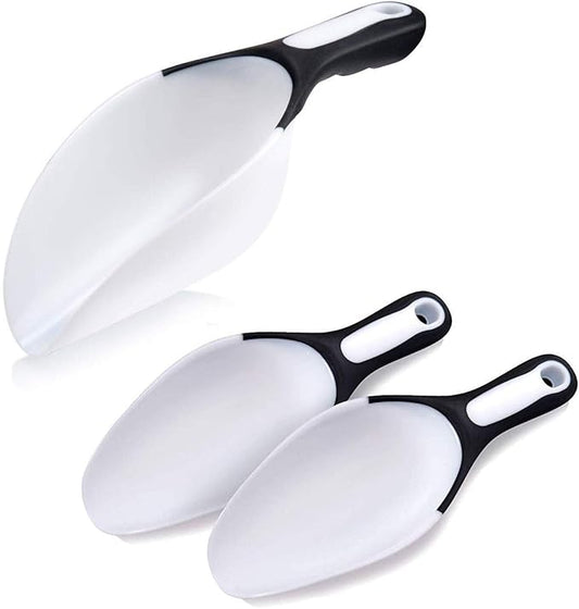 Rockland Guard Large Scooper for Dry Goods - Ice Scoop for Ice Machine Flour & Coffee Scoop - Dishwasher-Friendly 1 Cup Measuring Scoop for Pet Dog & Cat Food, Kitchen & Pantry Ingredients - [3-Pack]