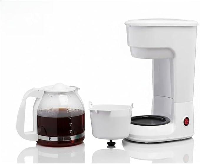 Coffee Makers, 12-Cup Coffee Machines with Reusable Filter | Removable Filter Basket, Keep Hot(White) - Image 2
