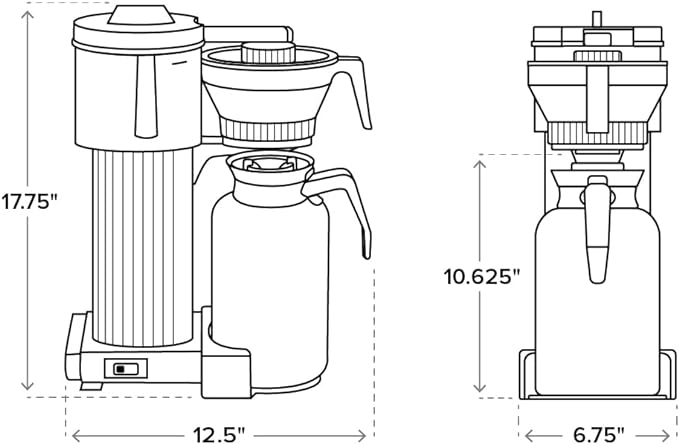 Technivorm Moccamaster 39340 CDT Grand Coffee Maker, 60 Ounce, Silver - Image 5