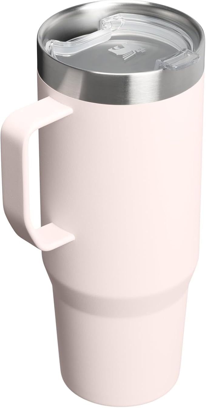 STANLEY The Everyday Suburban Mug | 30 oz | Drink Through Lid | Cup for Coffee, Tea and Drinks | Insulated Stainless Steel Coffee Mug | BPA-Free | Rose Quartz - Image 3