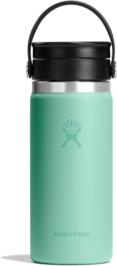 Hydro Flask Flex Sip Coffee Tumbler – Insulated Stainless Steel, Non Spill, Leak Proof Travel Coffee Cup 16 Oz Mermaid Green by Unknown