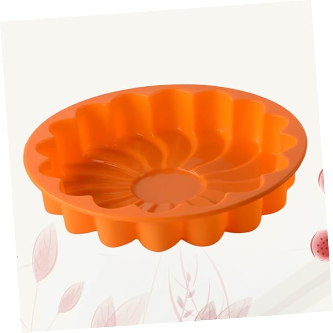 KICHOUSE Thickened Large Silicone Cake Mold Versatile Baking for Birthday Cakes and More Flexible Non-stick Design Random Color Oven and Microwave Safe - Image 8