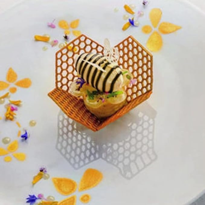 Honeycomb Bees Silicone Fondant Cake Mold for Kitchen Cake Cupcake Decorating Beehive Silicone Baking Molds Chocolate Candy Molds Sugarcraft M