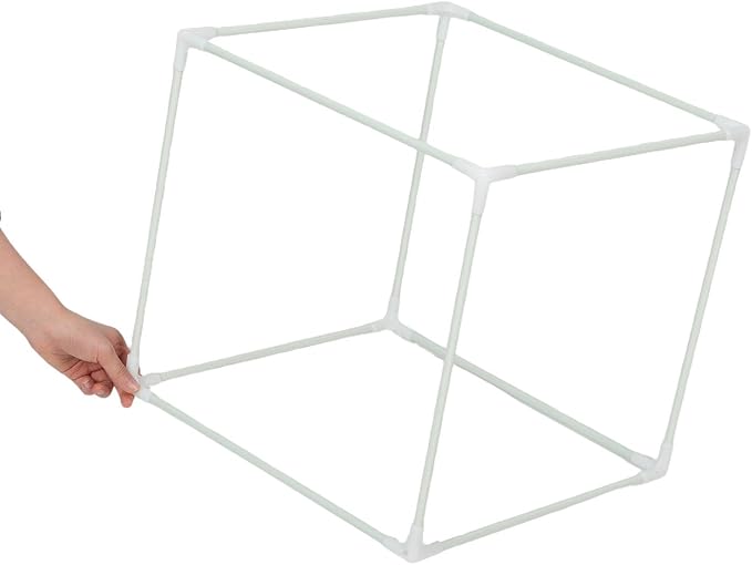 Bread Proofing Box Support Frame Preserves Dough Dough Bread for Hollow Cube Shape White Plastic Material Thermal Boxes Pizza for Bakery Parties - Image 4