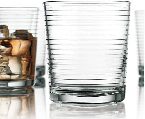 Glaver's Drinking Glasses 24 Piece Glass Set, 8-7 Oz. Highball Glasses, 8-13 Oz. Whiskey Rocks, And 8 7 Oz Juice Glasses. Ideal for Water, Juice, Cocktails, and Iced Tea. Dishwasher safe - Image 5