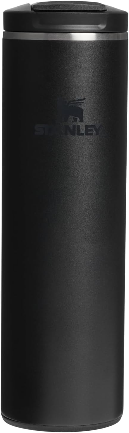 STANLEY Transit FlipTop Mug | Leakproof Coffee Travel Cup | Vacuum Insulated Stainless Steel | Stays Hot or Cold for Hours | BPA-Free | 16 oz | Black 2.0 by Unknown