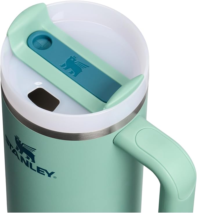 STANLEY Quencher H2.0 Flow State Tumbler, 30 oz, Spring Green | Handle and Straw | 3-Position Lid | Cup Holder Compatible for Travel | Insulated Stainless Steel Cup | BPA-Free - Image 2