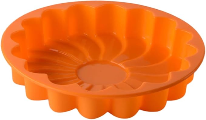 KICHOUSE Thickened Large Silicone Cake Mold Versatile Baking for Birthday Cakes and More Flexible Non-stick Design Random Color Oven and Microwave Safe by kichouse